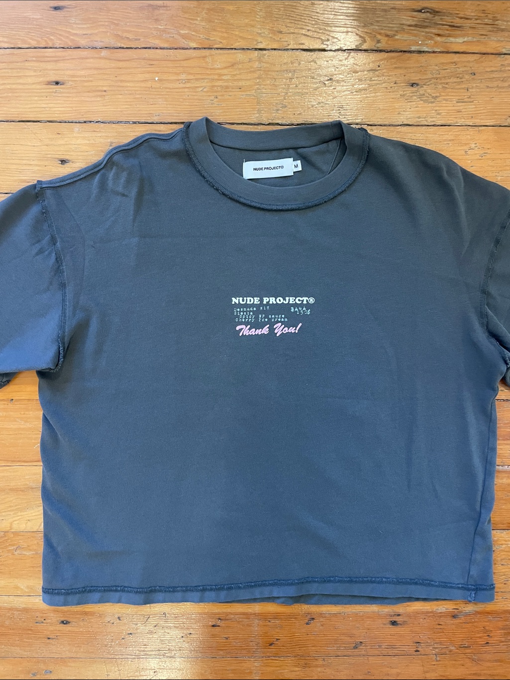 Nude Project Grey Graphic Tee